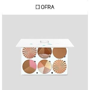 OFRA New On the Glow Blush Bronzer Highlight Contour Palette Makeup